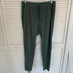Outdoor Voices CloudKnit Sweatpants Mens XL Heather Green Lounge Athleisure Gym